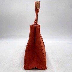 マーガレットハウエル MARGARET HOWELL idea トートバッグ コットン オレンジ レディースの画像