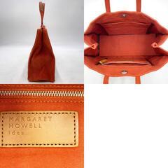 マーガレットハウエル MARGARET HOWELL idea トートバッグ コットン オレンジ レディースの画像