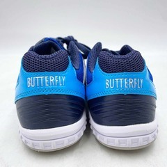 バタフライ 卓球シューズ レゾラインマッハ 24cm ネイビー/ブルー 93630 レディース Butterflyの画像