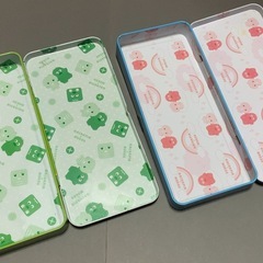 ガチャピン&ムック ブリキ製ペンケースの画像