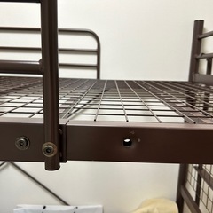 ロフトベッド シングル 宮付き・コンセント付きの画像