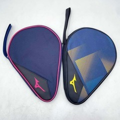 [4点セット] 卓球 ラケットケース バタフライ(未使用)×1点  / ミズノ×3点 ブラック/ネイビーの画像