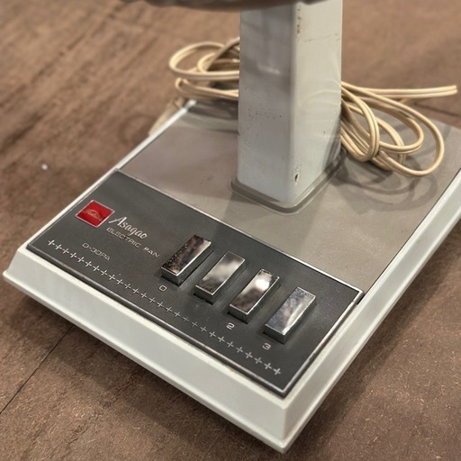 ASAGAO アサガオ 扇風機 レトロ 昭和家電 ビンテージ レトロ家電 卓上扇風機 ファン インテリア 什器 electric fan vintage showa