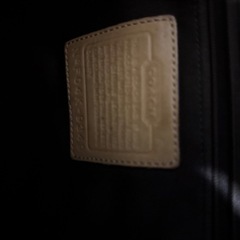 coachショルダーバックの画像