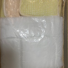 ベビー布団　きりん刺繍の画像