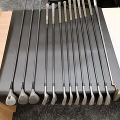 ゴルフクラブセット　右利きレディース　ウッド・アイアン（プロギア）12本　パター（PING）1本の画像