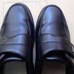 美品【週末限定】お得27.0cm／黒／軽量・幅広・快適ビジネスシューズ✅マジックテープの画像