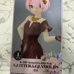 Re:ゼロ GLITTER&GLAMOURS ラム フィギュア（ドレスver.）』の画像