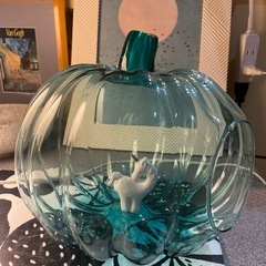 カボチャのオブジェの画像