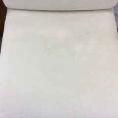 【リビングでもダイニング使える】 ダイニングセット　無印良品　MUJI　食卓テーブルセット　イス2脚　ベンチ1脚　布座面：ナチュラルの画像