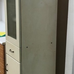 【ドリーム川西店御来店限定】☆ジモティー見たよ♪割引☆  1枚扉食器棚  クリーニング済み 【99560000033306】の画像