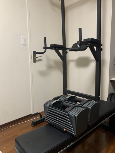 最終値下げ！ダンベル、ベンチ、懸垂マシン