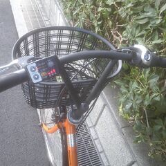 電動26インチ 税別￥36.182- 新基準パナソニック　Agiris　8.9Ah 電動自転車　３ヶ月保証　オレンジ1115の画像