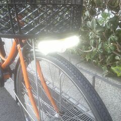 電動26インチ 税別￥36.182- 新基準パナソニック　Agiris　8.9Ah 電動自転車　３ヶ月保証　オレンジ1115の画像