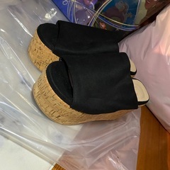 新品★ウェッジソール サンダルの画像