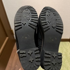 スウェード　ブラック　LL 訳あり　ブーツの画像