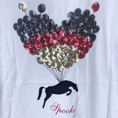 【未使用】SPOOKS スプークス Go Germany Shirt 半袖Tシャツ S ホワイト レディース 乗馬 馬術の画像