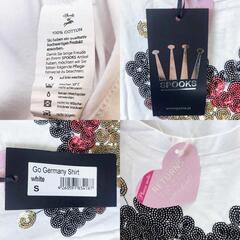 【未使用】SPOOKS スプークス Go Germany Shirt 半袖Tシャツ S ホワイト レディース 乗馬 馬術の画像