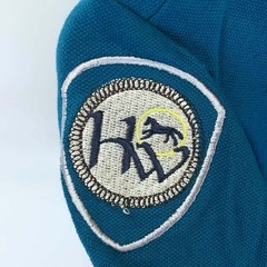 【未使用】HORSEWARE Flamboro Polo 半袖ポロシャツ XS Teal レディース 乗馬 馬術の画像