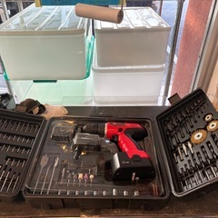 【ヒロコーポレーション充電式電動ドリルドライバーセット】★ クリーニング済 【管理番号11511】桒の画像