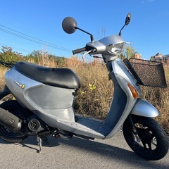 【New】実働 BT新品 スズキ CA45A レッツ4 4スト原付 4ストインジェクション スクーター シルバーの画像