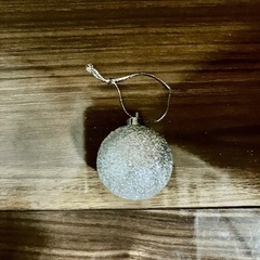 フランフラン キラキラ クリスタル 可愛い Franc Franc  クリスマスツリーの飾り付け セットオーナメント 4cm 14個 シルバーの画像