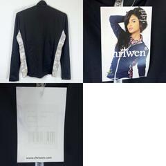 【未使用】Chriwen クリューベン Closer ジップアップシャツ 長袖 S ブラック CW-18-07 レディース 乗馬 馬術の画像