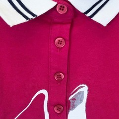 【未使用】エクイライン EQUILINE 半袖 ポロシャツ XS ピンク H00709 レディース 乗馬 馬術の画像