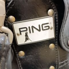 PING　ゴルフバッグ　合成皮革の画像