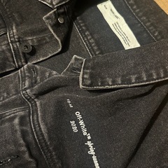[古着]Off-White デニムジャケットの画像