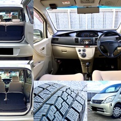 ★緊急投稿！★走行少84000キロ台！★人気のMT車！★ダイハツ★ムーヴ★4WD★修復歴無し！★バリ溝国産冬タイヤ装着済み！★長期車検付き！★乗って帰れます！★禁煙車！★札幌管轄名義変更無料！★タイミングチェーン！★全国格安陸送できます！★の画像