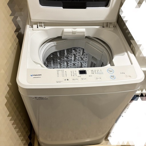 maxzen 洗濯機　6.0kg 中古