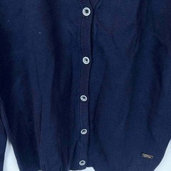 【未使用】HV POLO カーディガン JESSICA ニット S ネイビー 115880 レディース 乗馬 馬術の画像