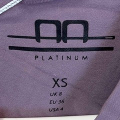 【未使用】HORSEWARE 半袖 VネックTシャツ XS パープル レディース 乗馬 馬術の画像