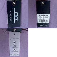 【未使用】HORSEWARE 半袖 VネックTシャツ XS パープル レディース 乗馬 馬術の画像