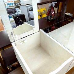 11/16売済ニトリ ドレッサーテーブル リズバレー SLM9040T ホワイトウォッシュの画像