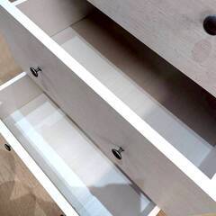 ニトリ チェスト リズバレー SLM9060CW 4段 ホワイトウォッシュの画像