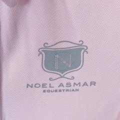 【未使用】NOEL ASMAR ノエルアスマール ポロシャツ 半袖 ライディングシャツ XS ピンク AE1715 レディース 乗馬 馬術の画像