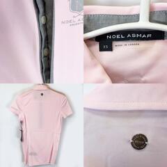 【未使用】NOEL ASMAR ノエルアスマール ポロシャツ 半袖 ライディングシャツ XS ピンク AE1715 レディース 乗馬 馬術の画像
