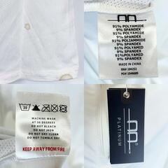 Horseware AA Platinum ハーフジップ 半袖 ライディングシャツ XS ホワイト レディース 乗馬 馬術の画像