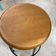 🪑knot antiques/ノットアンティークス🪑コンベックススツール①🪑CRASH GATE/クラッシュゲート🪑アイアン×オーク材🪑2639の画像