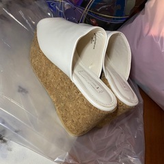新品★ウェッジソール サンダルの画像