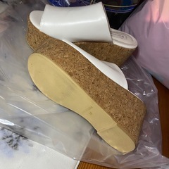 新品★ウェッジソール サンダルの画像