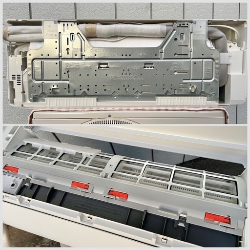 美品■エアコン パナソニック 12畳用 2023年製 エオリア 3.6kw■Panasonic CS-EX363D-W 単相100V（平行型） 冷媒R32■内部クリーン ナノイーX フィルター自動お掃除機能・ホコリの自動排出機能付き