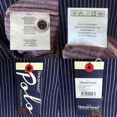 【未使用】HORSEWARE Tilly Jersey Polo 半袖ポロシャツ XS ネイビー レディース 乗馬 馬術の画像
