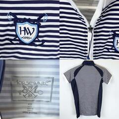HORSEWARE Eda Technical Polo 半袖ポロシャツ XS ネイビー レディース 乗馬 馬術の画像