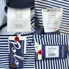 HORSEWARE Eda Technical Polo 半袖ポロシャツ XS ネイビー レディース 乗馬 馬術の画像