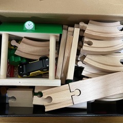 スピードシティー　木製レールセットの画像