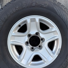 90系プラド　純正ホイール・スタッドレスタイヤ　5本の画像