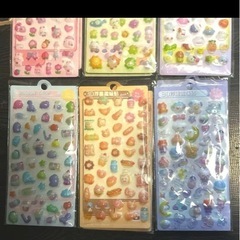 ボンボンドロップシール カラフルな3D立体シールセット 12枚セット ①の画像